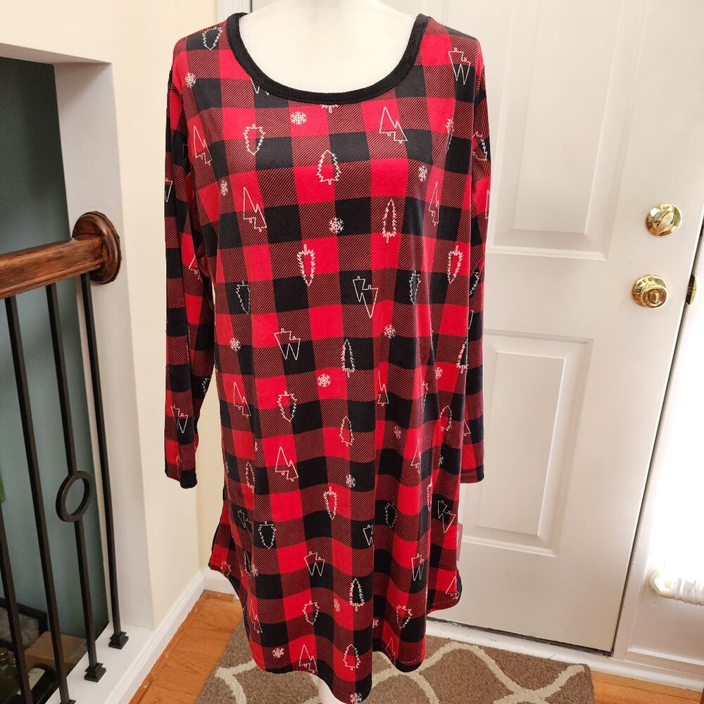 NWT Ellen DeGeneres Ultra-Soft Sleep Shirt Nightgown Size 1X